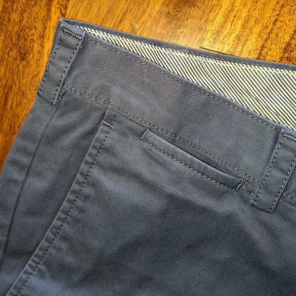 Brooks Brothers 10" Stretch Flat Front Chino Short, Blue  34 NWT - Picture 5 of 5